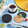 PU Imitation Leather Coasters AJEW-WH0367-07B-5