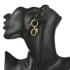 202 Stainless Steel Huggie Hoop Earrings EJEW-JE07392-4