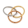 201 Stainless Steel Trinity Interlocking Ring Finger Rings FS-WG6776A-02-3