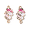 Alloy Enamel Connector Charms ENAM-I054-03B-1