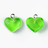 Transparent Resin Pendants X-RESI-R429-30F-1