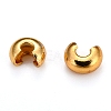 Brass Crimp Bead Covers X-KK-I681-13A-2