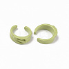 Spray Painted Alloy Cuff Rings RJEW-T011-03-RS-3