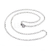 304 Stainless Steel Necklaces X-NJEW-E080-15P-1