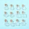 12Pcs 6 Styles Glass Bottle for Bead Containers BOTT-FS0001-05-8