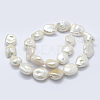 Natural Baroque Pearl Keshi Pearl Beads Strands PEAR-K004-23-2