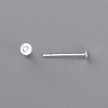 304 Stainless Steel Stud Earring Findings STAS-H436-24S-3mm-2
