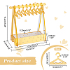 1 Set Coat Hanger Shaped Acrylic Earring Display Stands EDIS-PH0001-90B-2