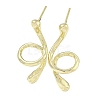 Brass Ear Studs Findings LS-KK-R154-02G-1