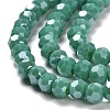 Electroplate Opaque Glass Beads Strands EGLA-A035-P4mm-A13-3