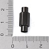 304 Stainless Steel Magnetic Clasps with Glue-in Ends STAS-K282-01A-EB-3