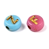 Plating Acrylic Beads PACR-T017-02M-3