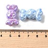 UV Plating Opaque Acrylic Beads MACR-F083-10-3