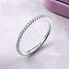 Anti-Tarnish Rhodium Plated 925 Sterling Silver Finger Rings RJEW-FF0008-008P-16mm-4