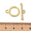 Rack Plating Brass Toggle Clasps KK-A225-06G-3