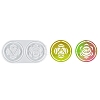 Meditation Yoga Pendants Cup Mat Silicone Molds DIY-B056-02D-1