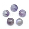 Natural Amethyst Cabochons G-P393-R14-8MM-1