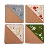 4Pcs Letter Personalized Hand Embroidered Corner Bookmarks JX587Q-1