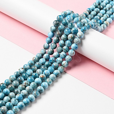 Natural Apatite Beads Strands G-G858-01B-1