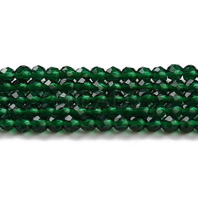 Transparent Glass Beads Strands GLAA-H021-03-15-1
