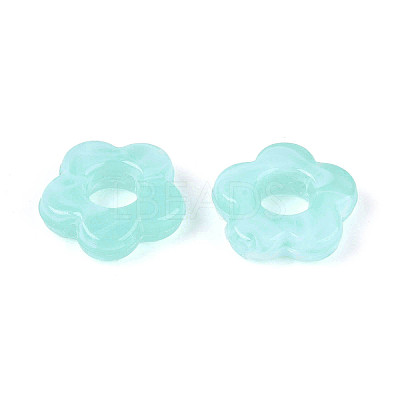 Gradient Color Transparent Acrylic Beads OACR-N137-49T-1