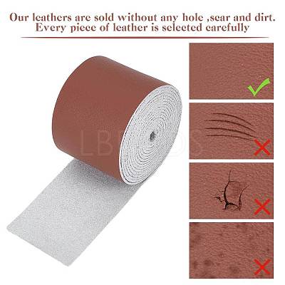 Flat Microfiber Imitation Leather Cord LC-WH0006-07D-04-1