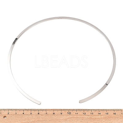 304 Stainless Cuff Choker Necklaces SA-CBA725A-22P-1
