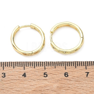 Brass Micro Pave Cubic Zirconia Hoop Earrings KK-CBA30C7-05G-1