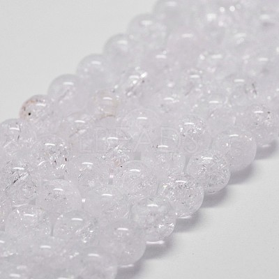 Natural Crackle Quartz Beads Strands X-G-D840-01-6mm-1
