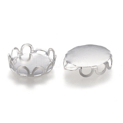 304 Stainless Steel Cabochon Settings STAS-P249-13B-S-1