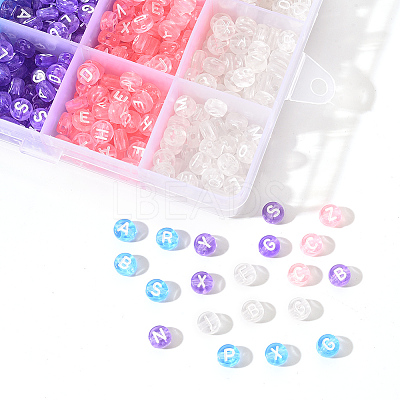 Transparent Acrylic Beads TACR-YW0001-22-1