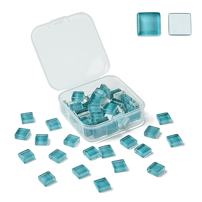 60Pcs Transparent Glass Cabochons GLAA-YW0003-65-20-1