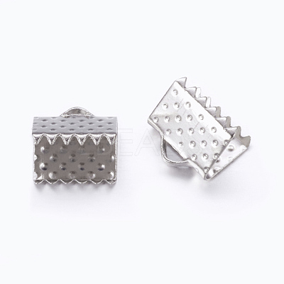 Iron Ribbon Crimp Ends X-E004Y-NF-1