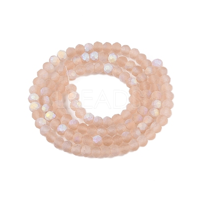 Transparent Glass Beads Strands LS-EGLA-A044-T3mm-MB20-1