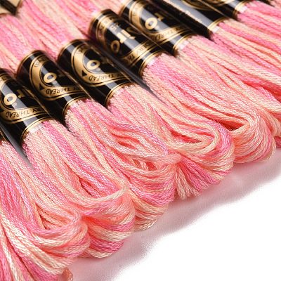 10 Skeins 6-Ply Polyester Embroidery Floss OCOR-K006-A28-1