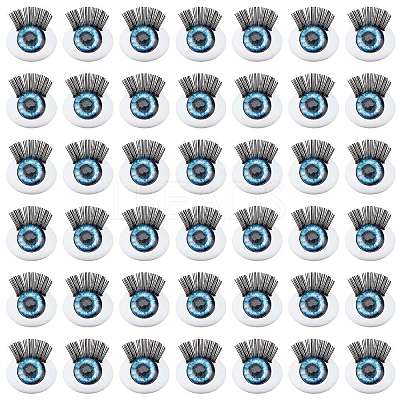50 Pairs 4D ABS Doll Craft Cartoon Movable Eye DIY-NB0006-33-1
