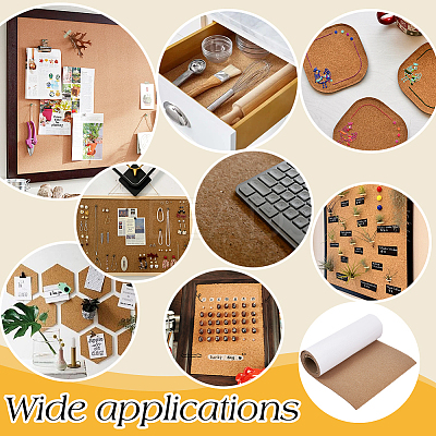 Cork Insulation Roll AJEW-WH0709-220C-1-1