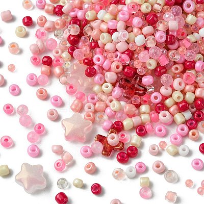 Mixed Styles Glass Beads GLAA-FS0001-78-1