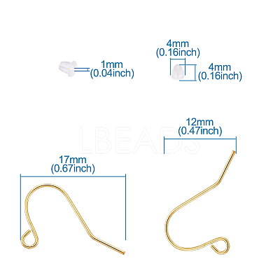 Iron Earring Hooks IFIN-TA0001-21-1