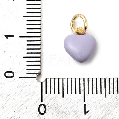 Brass Enamel Charms KK-A268-12G-01-1