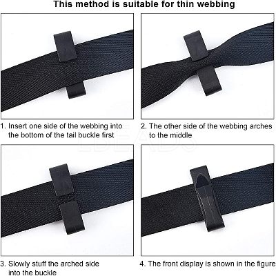 Plastic Webbing Ending Clips KY-NB0001-09-1