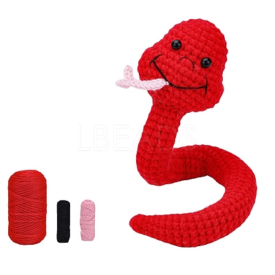 DIY Snake Doll Knitting Kits for Beginners PW-WG0CC4B-01-1