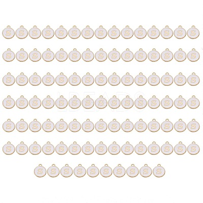 Golden Plated Enamel Alloy Charms ENAM-SZ0001-26A-S-1