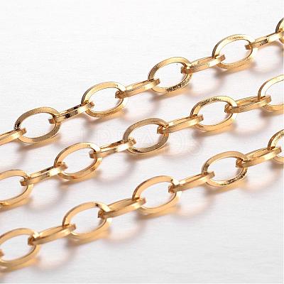 Ion Plating(IP) 304 Stainless Steel Cable Chains CHS-P001-10G-0.8MM-1