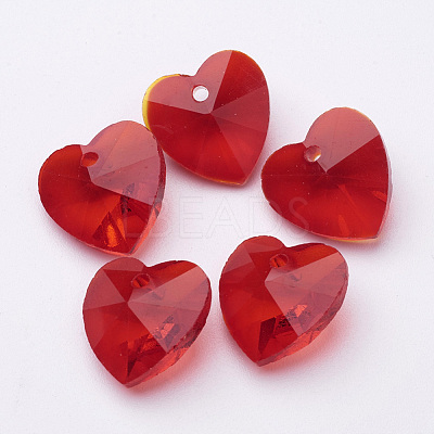 Valentine's Day Handmade Glass Pendants GH14mm47Y-1
