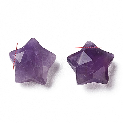 Natural Amethyst Charms G-H241-04D-1