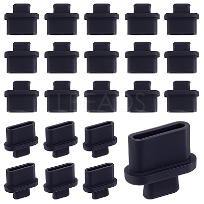 50Pcs TPU Mobile Anti-Dust Plugs FIND-SC0022-46A-1