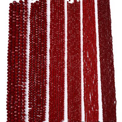 Opaque Solid Color Imitation Jade Glass Beads Strands EGLA-A044-P4mm-D02-1
