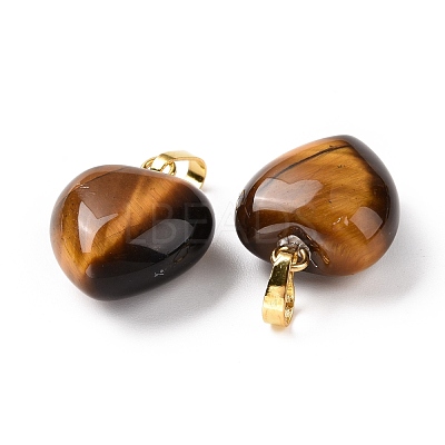 Natural Tiger Eye Pendants G-I311-A07-G-1