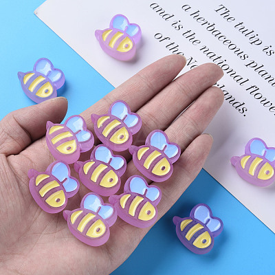 Transparent Acrylic Beads X-MACR-S374-06B-03-1